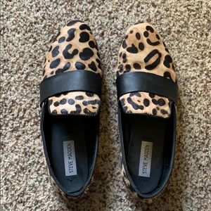Steve Madden leopard flats